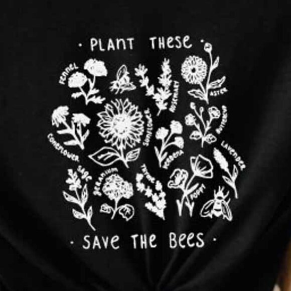 Save The Bees Shirt, Plant These Save The Bees T-shirt, Beekeeper Gift - Picture 2 of 4